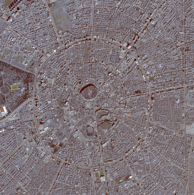 Satellite Image Mosaic of Erbil