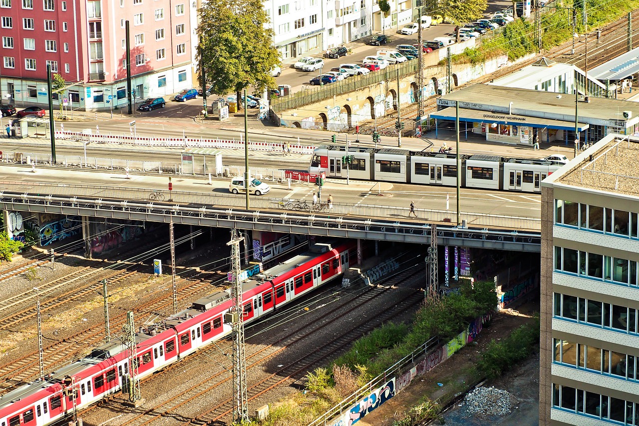 Straßen- und Bahnverkehr