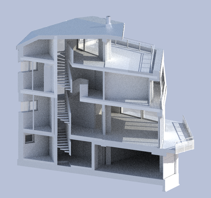 3D-Schnittdarstellung