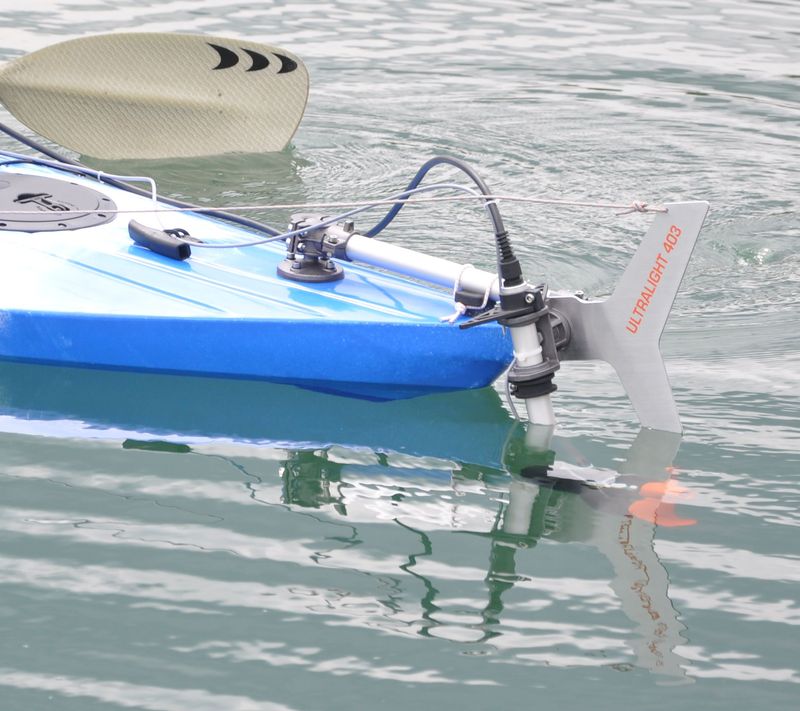 Erprobung el. Paddelboot