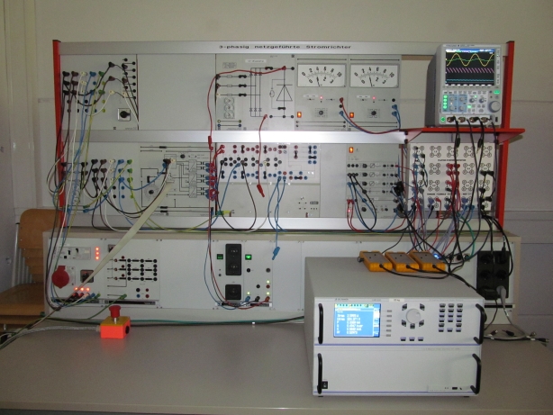 Labor Leistungselektronik, Praktikum Dreiphasiger netzgeführter Stromrichter (B6C)
