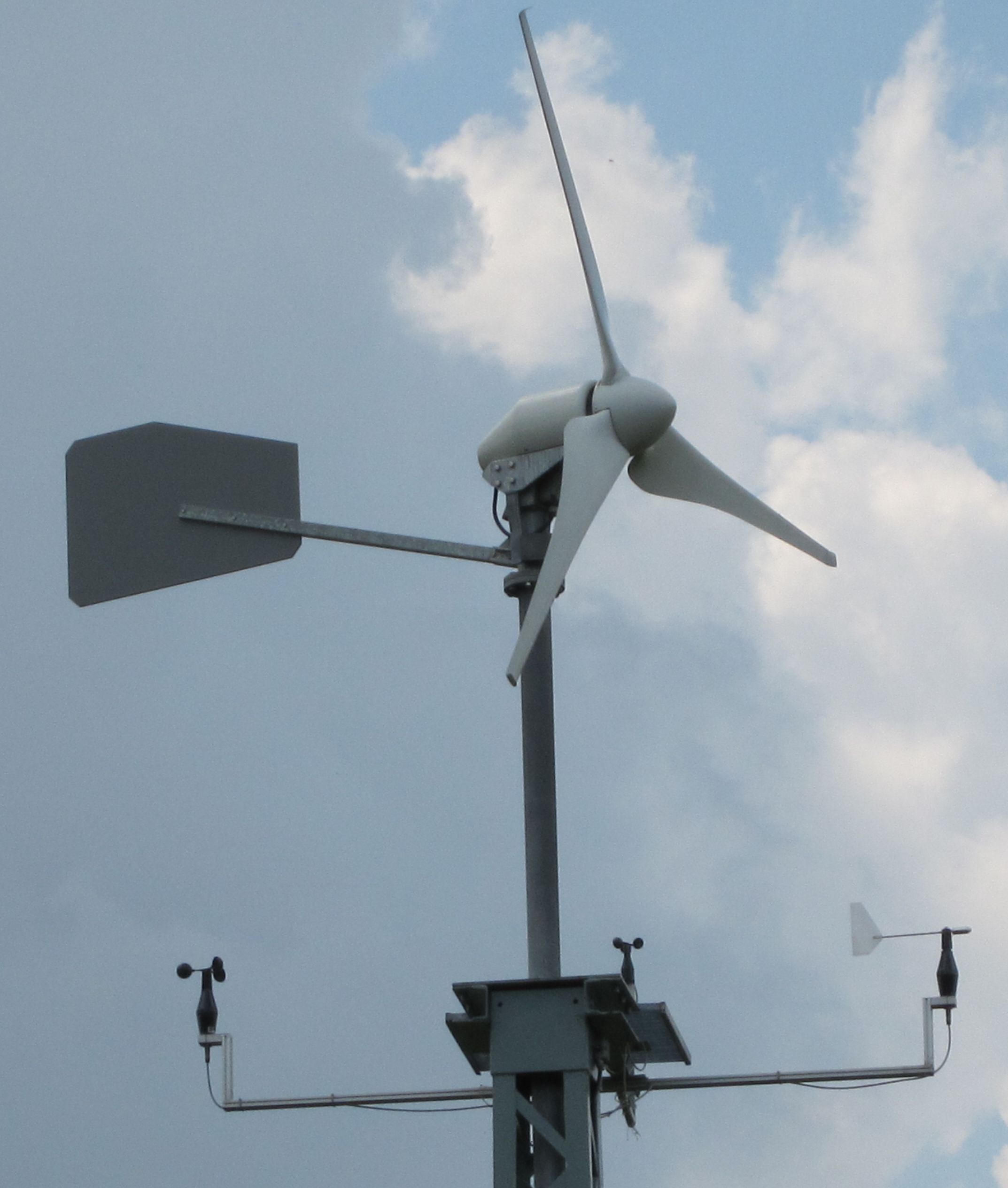 Bild der Windenergieanlage der HTW-Dresden