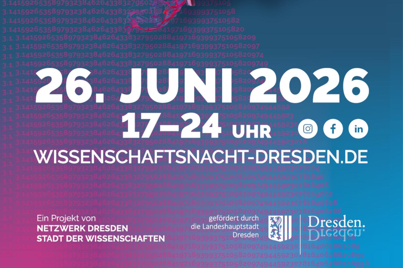 Lange Nacht der Wissenschaften 26.06.2026