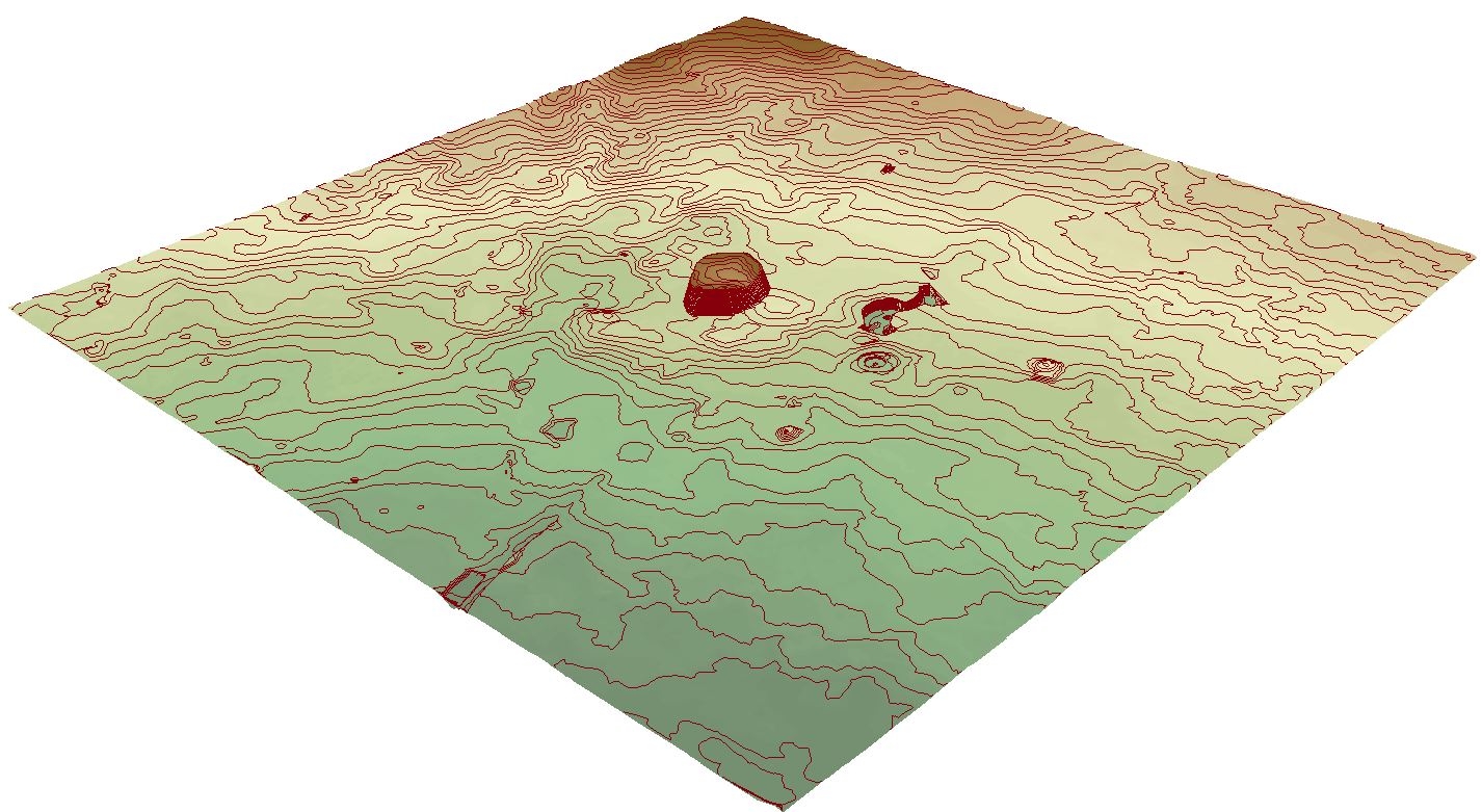 Digital Terrain Model of Erbil