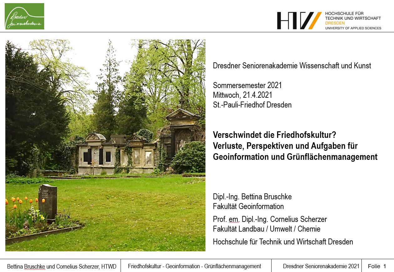 Friedhofskultur und Geoinformation