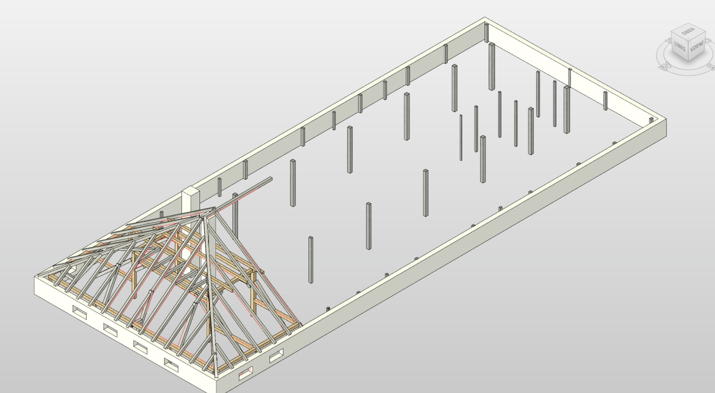 Abb. 1.2: Vergleich der Modelle nach 4h Modellierungszeit, Software Pointcab