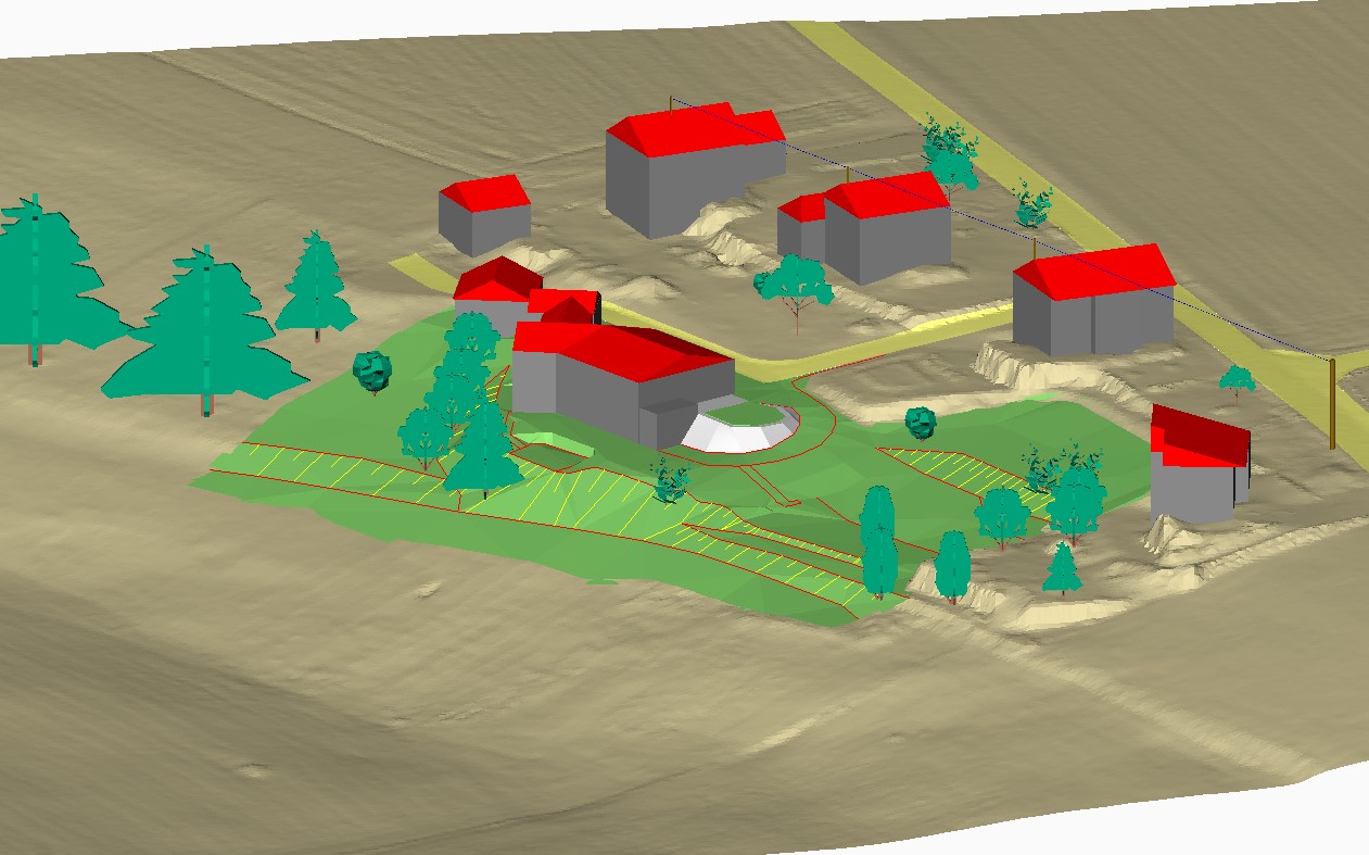 Untersuchung zur Erstellung von openBIM-konformen Umgebungsmodellen und Bestandsmodellen in BricsCAD BIM