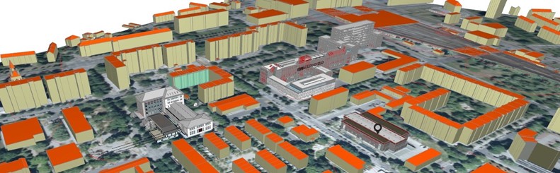 BIM-GIS-Modell in DESITE BIM