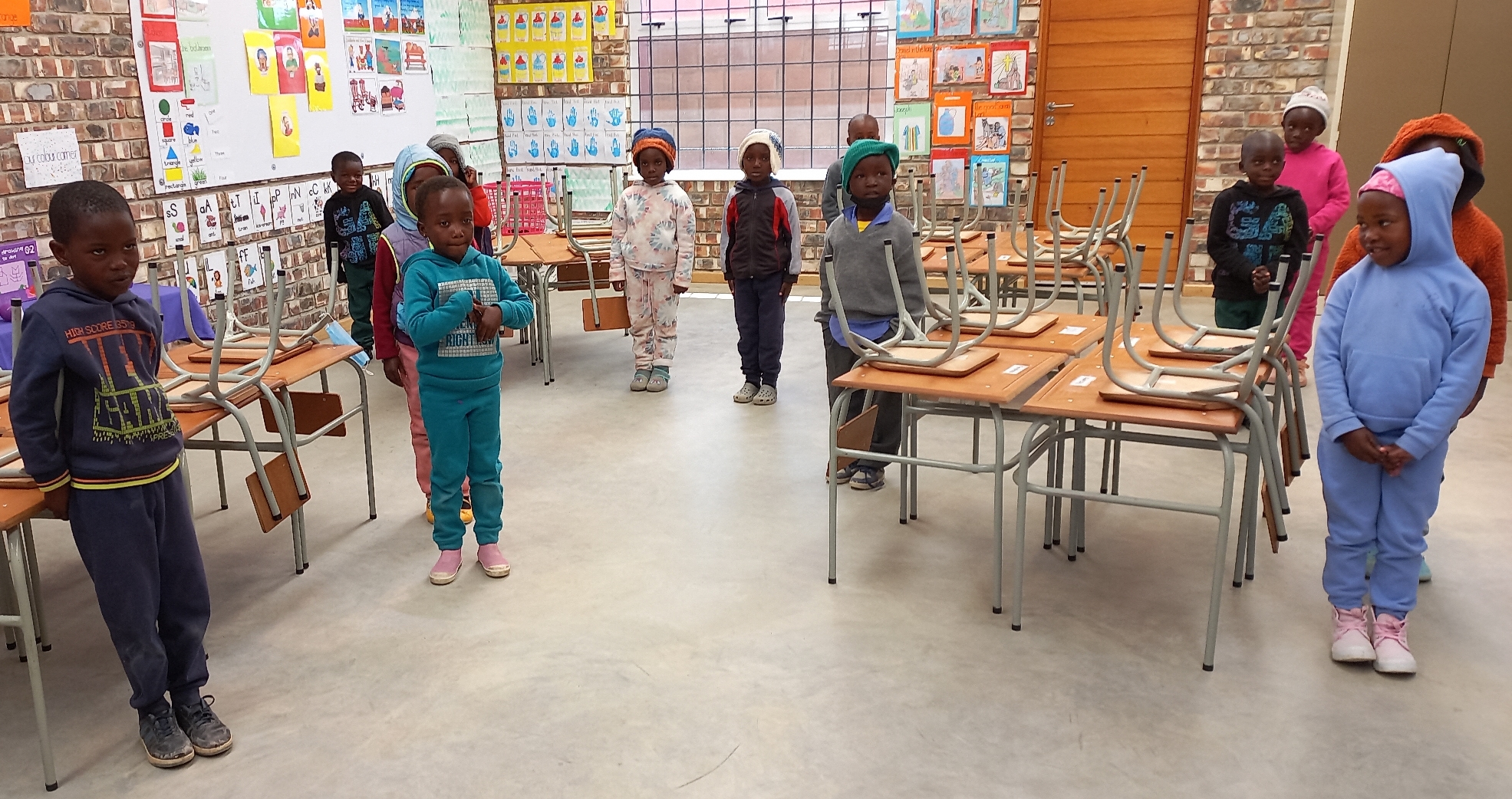 Besuch einer Vorschule in Swakopmund