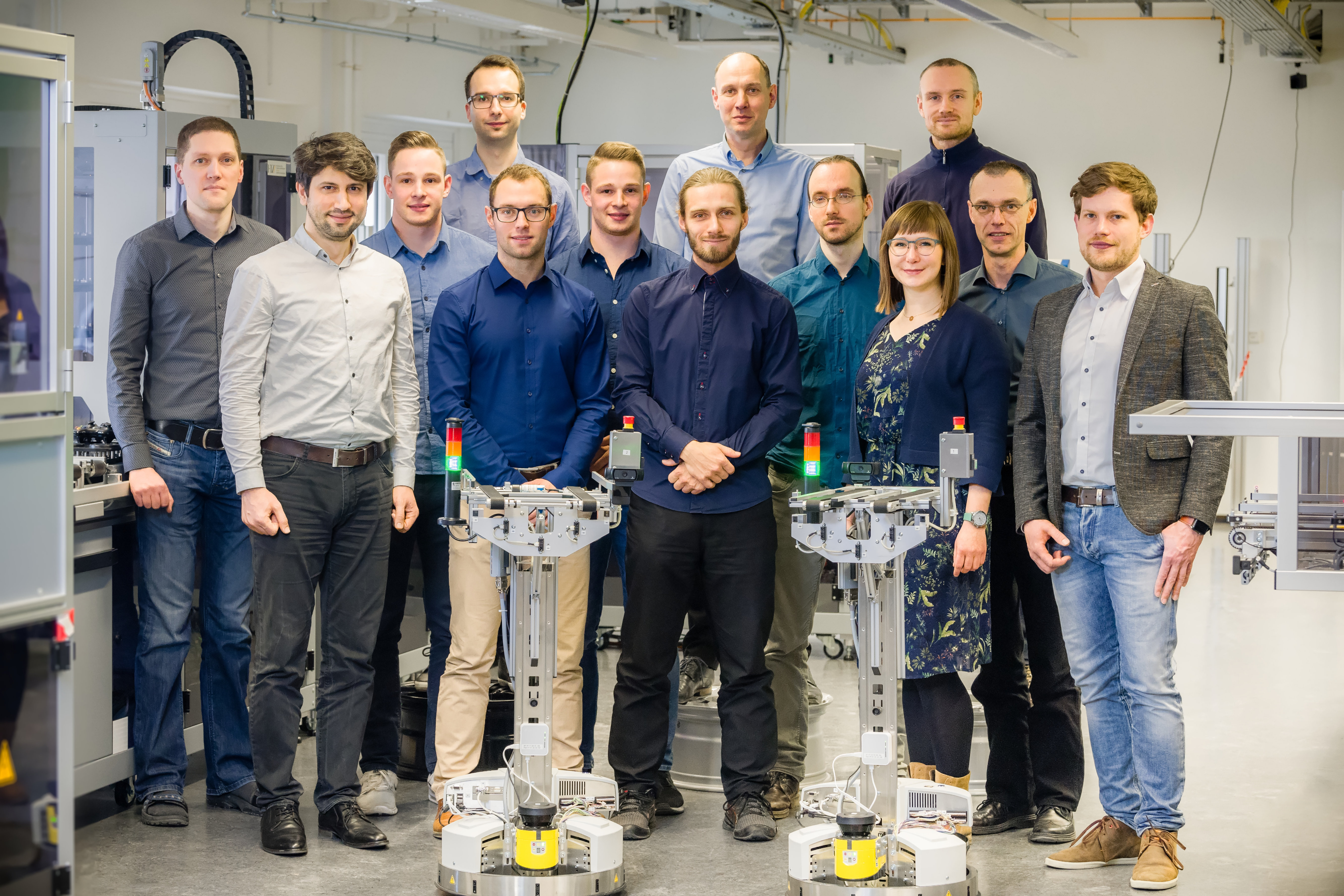 Overview of the employees in the working group and their projects