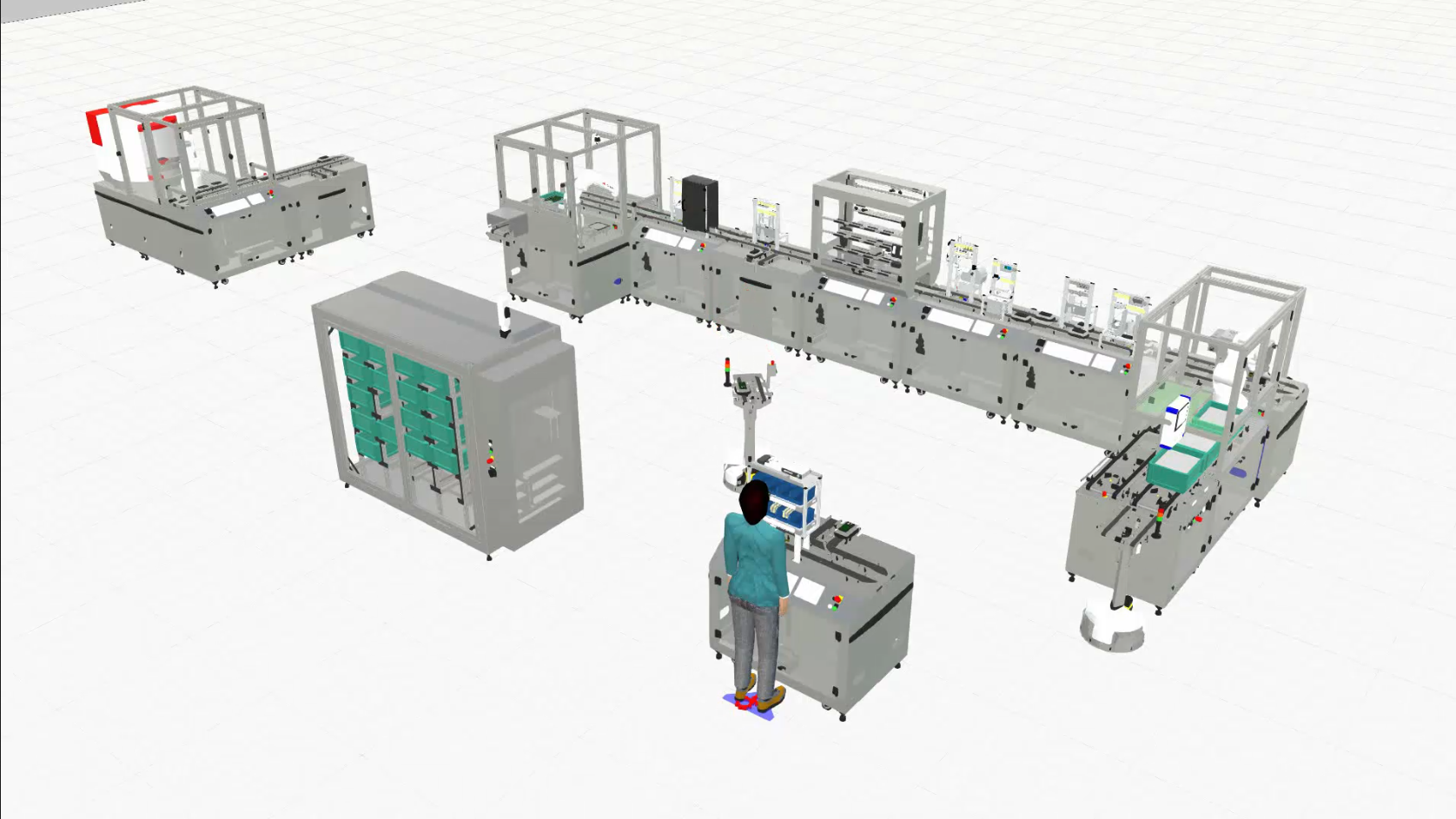 3D Simulation der Modellfabrik