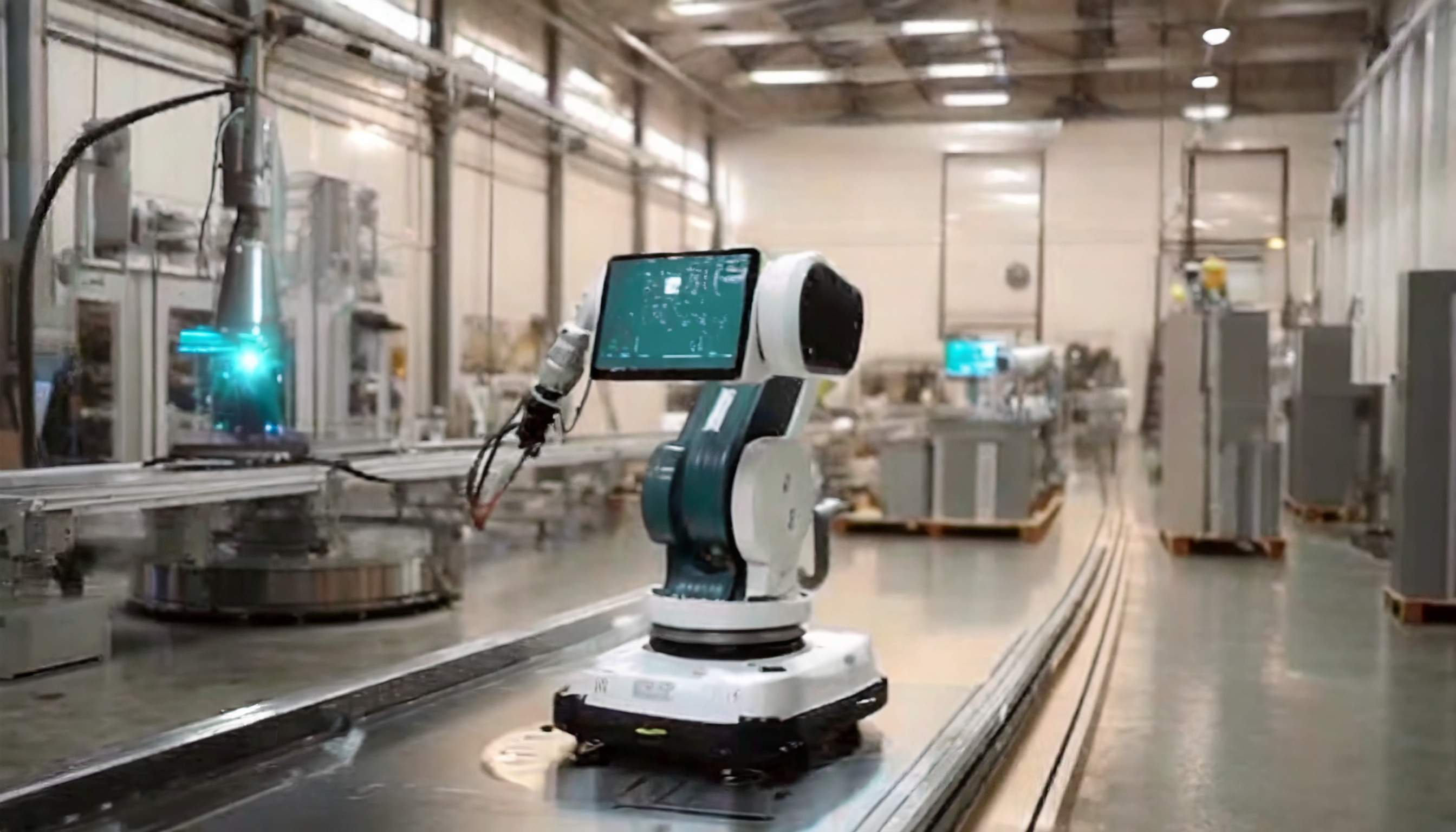 mobiler MIR Roboter in einer Fabrik