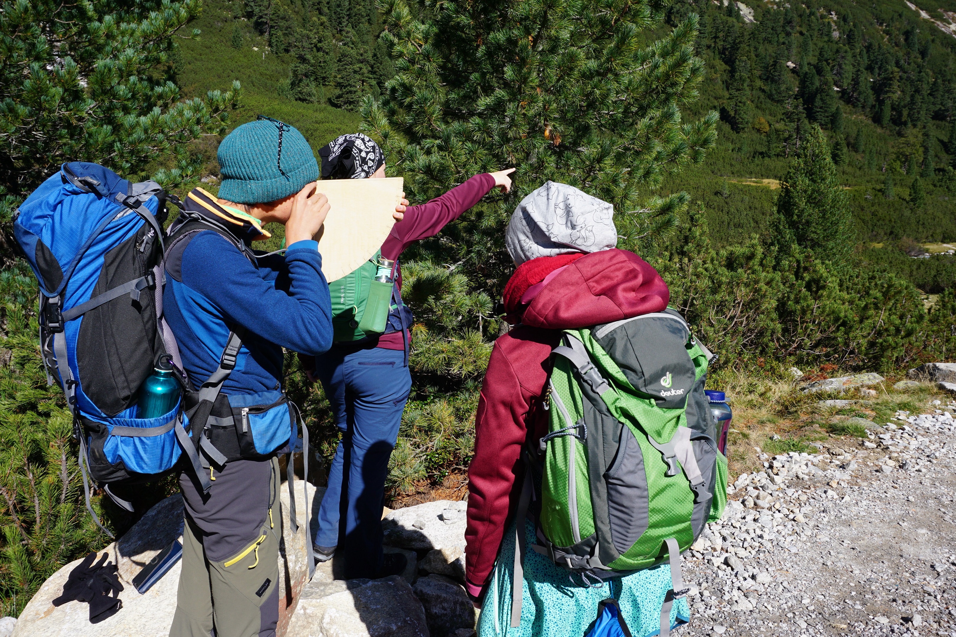 [Translate to English:] Momentaufnahme Projekt Alpenüberquerung