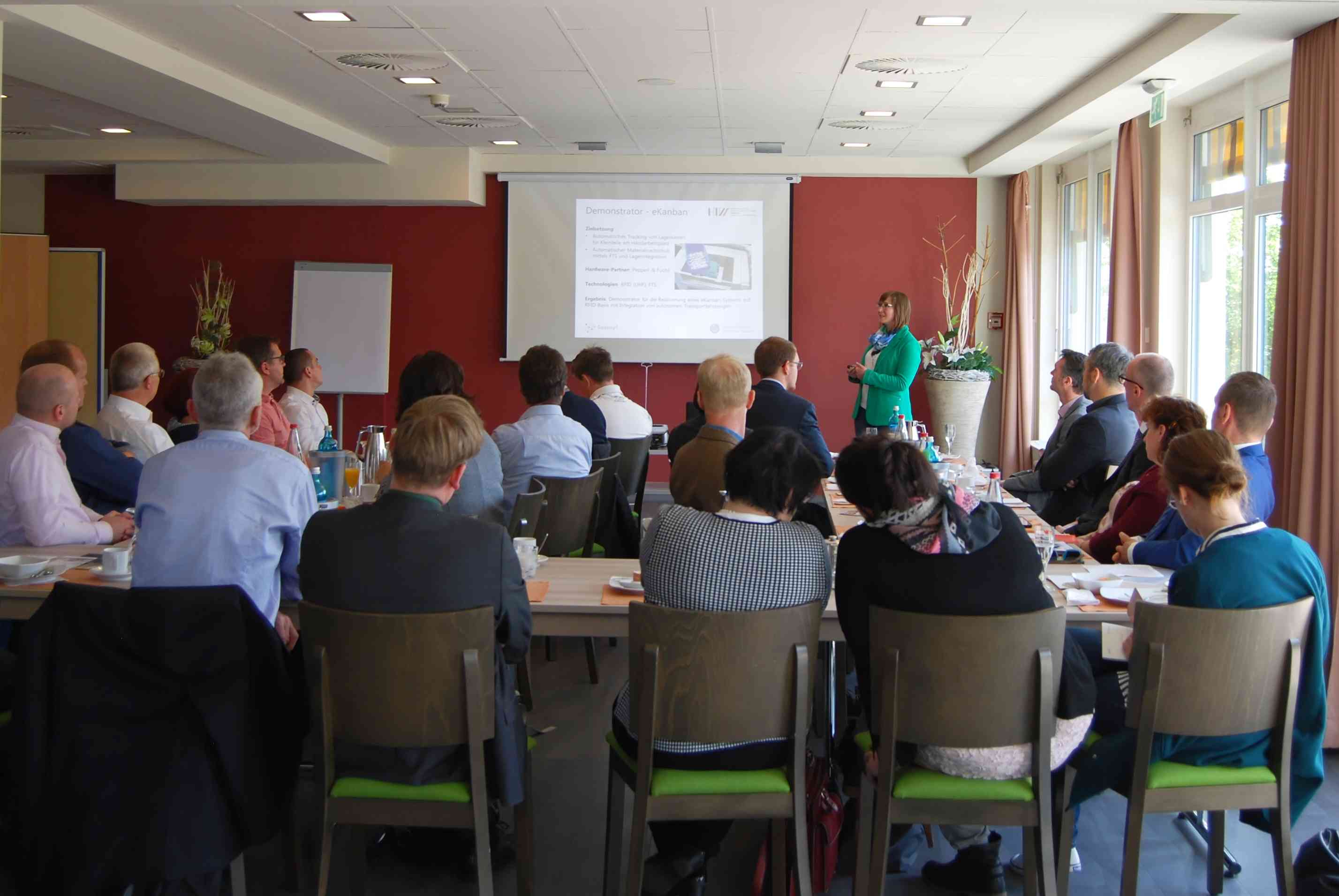 Vorstellung der Arbeitsgruppe vor Unternehmern in Radeberg