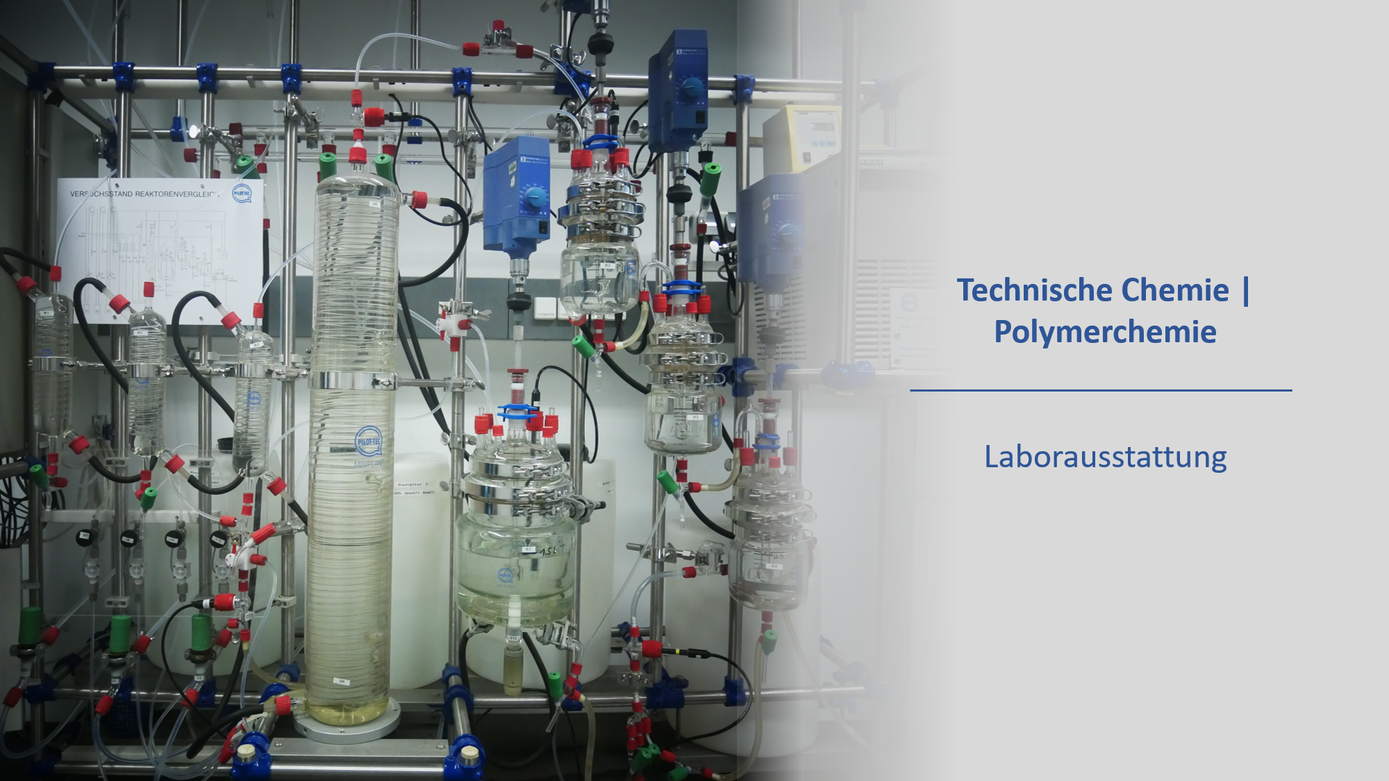 technische Laboranordnung