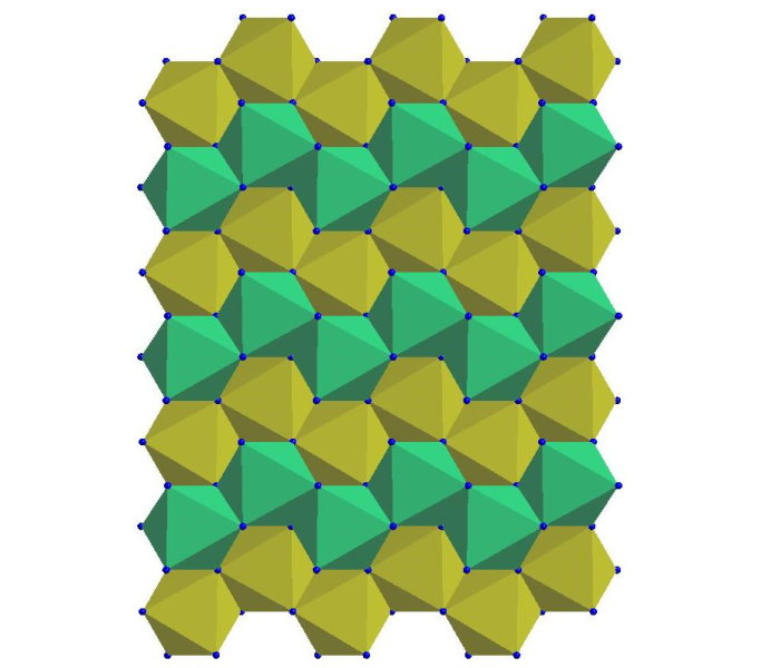 Beispiel einer Kristallstruktur