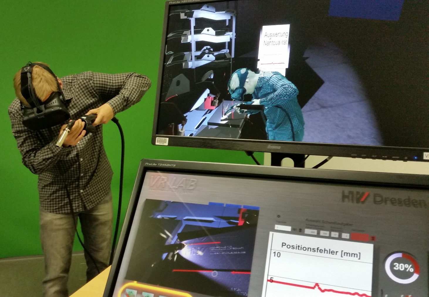 VR welding simulator