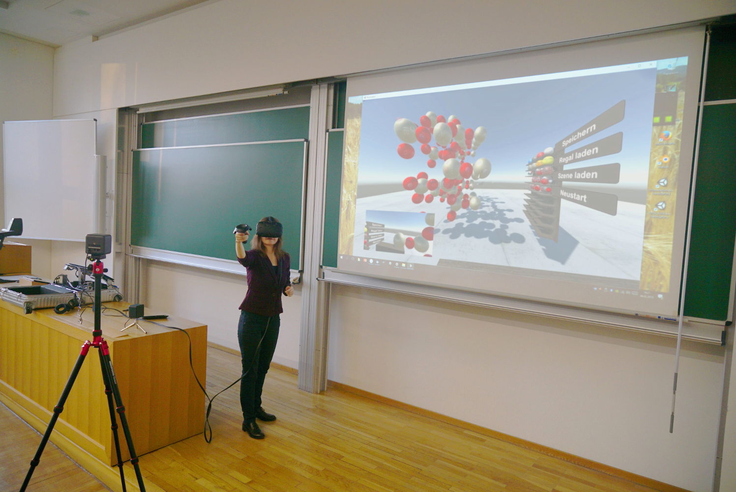VR system for lecture hall