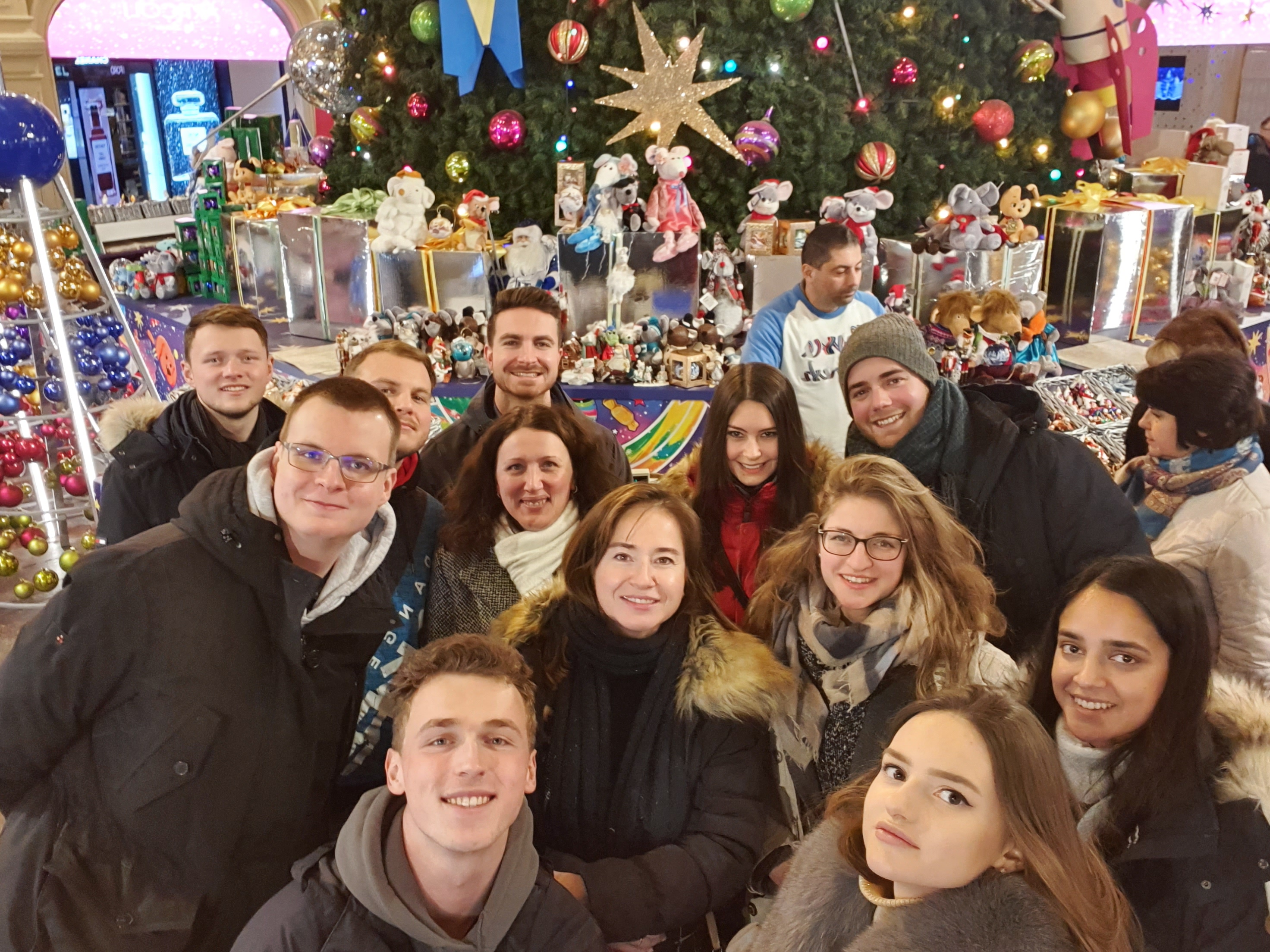 Studierende der HTW Dresden auf Studienreise in Moskau