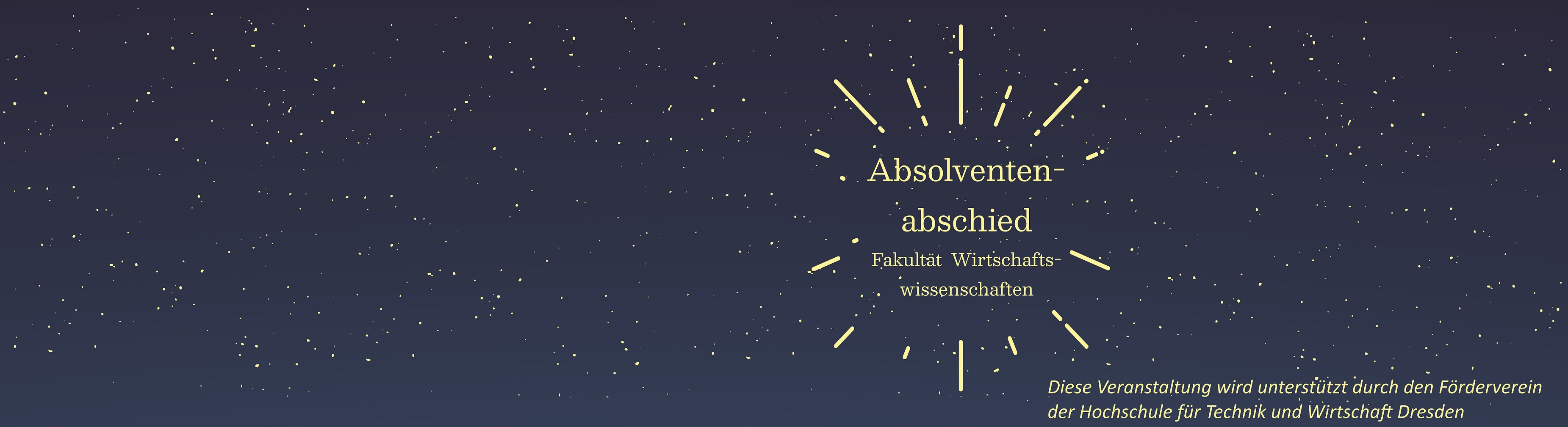 Absolventenabschied Fakultät Wirtschaftswissenschaften