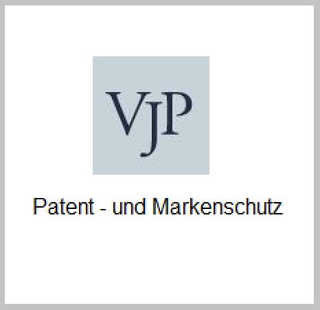 [Translate to English:] Logo von VJP Marken und Patente