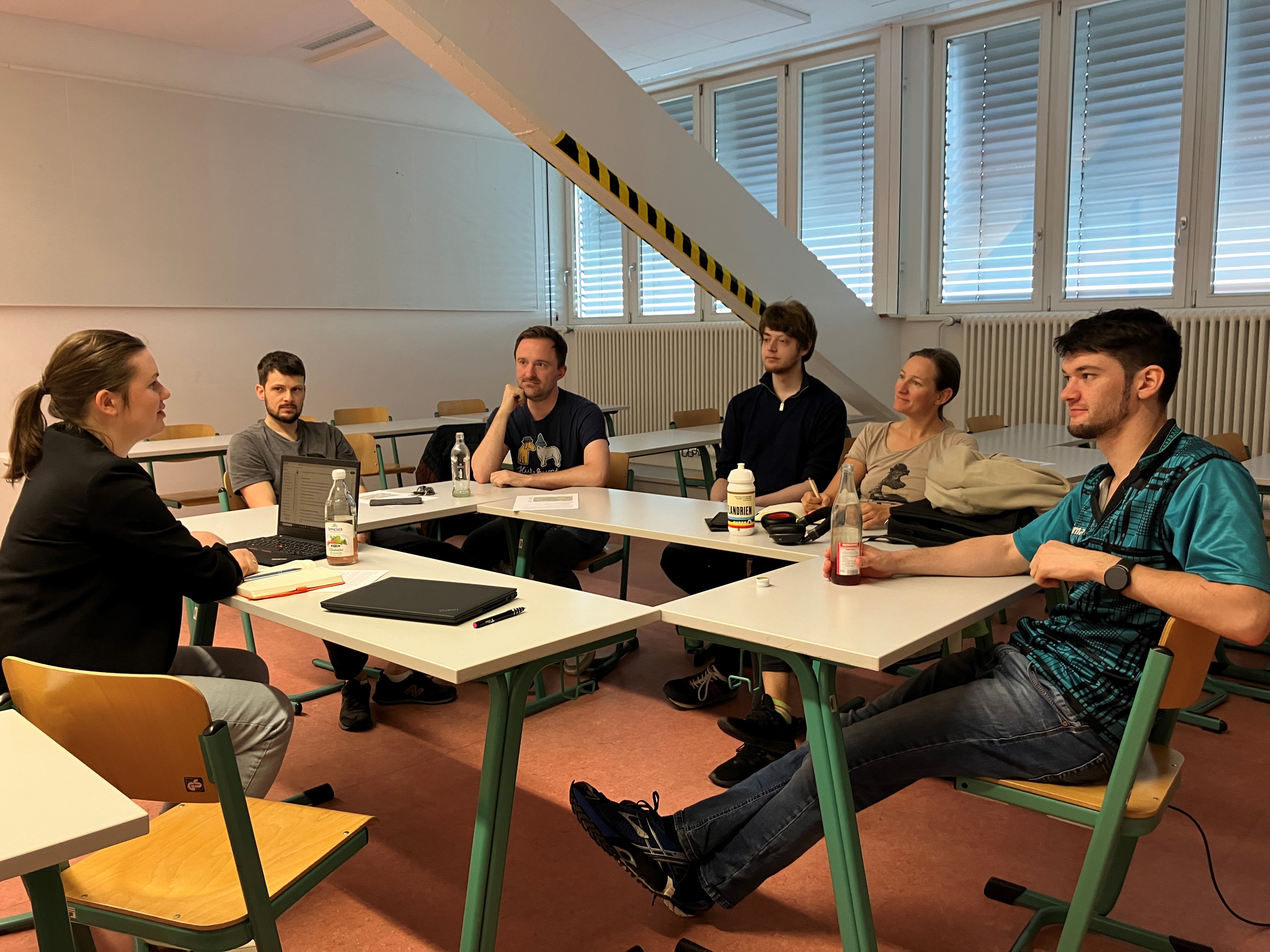 Promovierende beim Dr. Stammtisch der HTWD