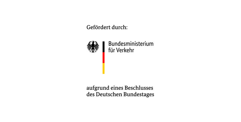 Förderlogo Bundesministerium für Verkehr