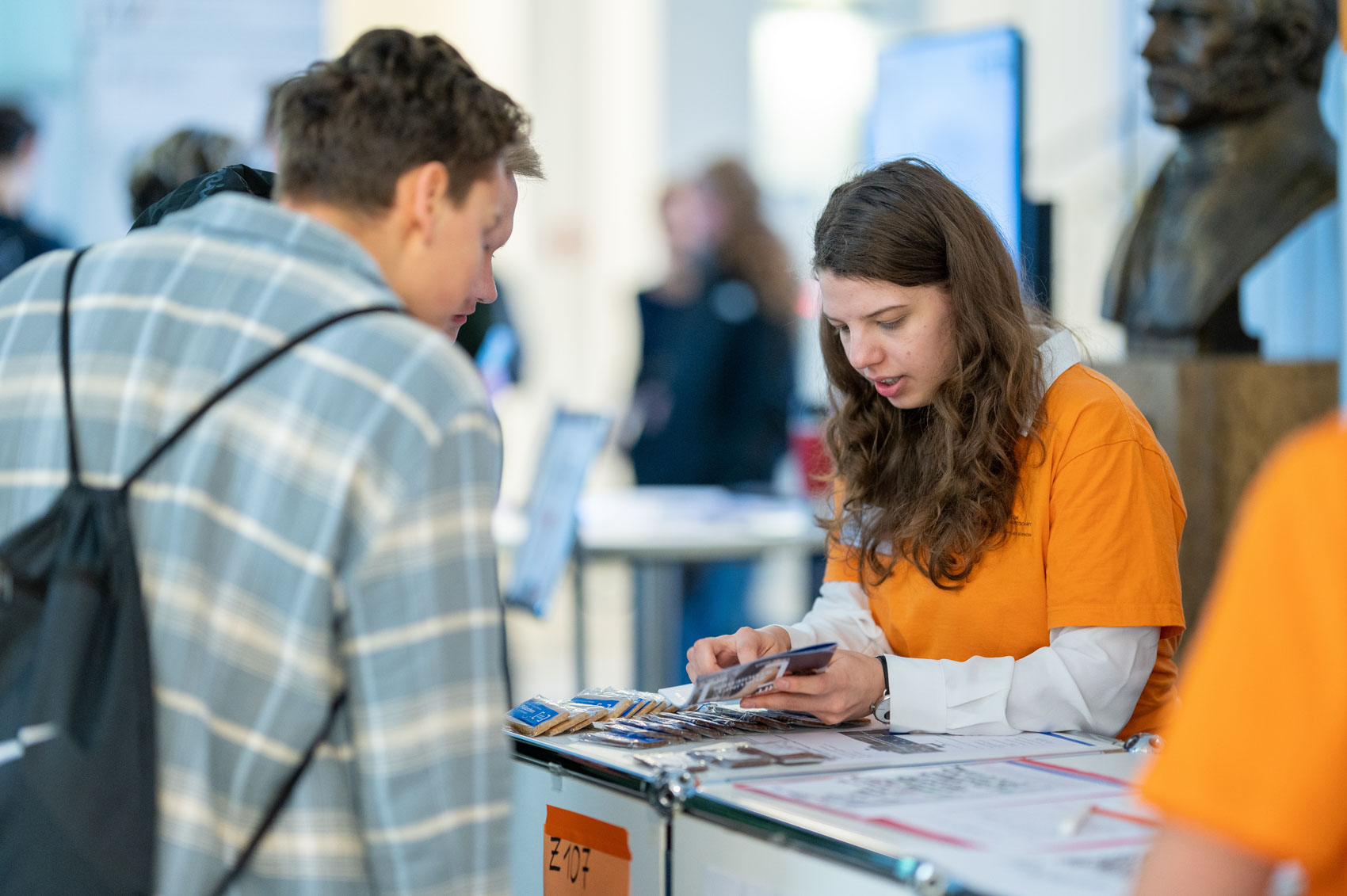 Die Hochschulbotschafter geben Auskunft über das Studium