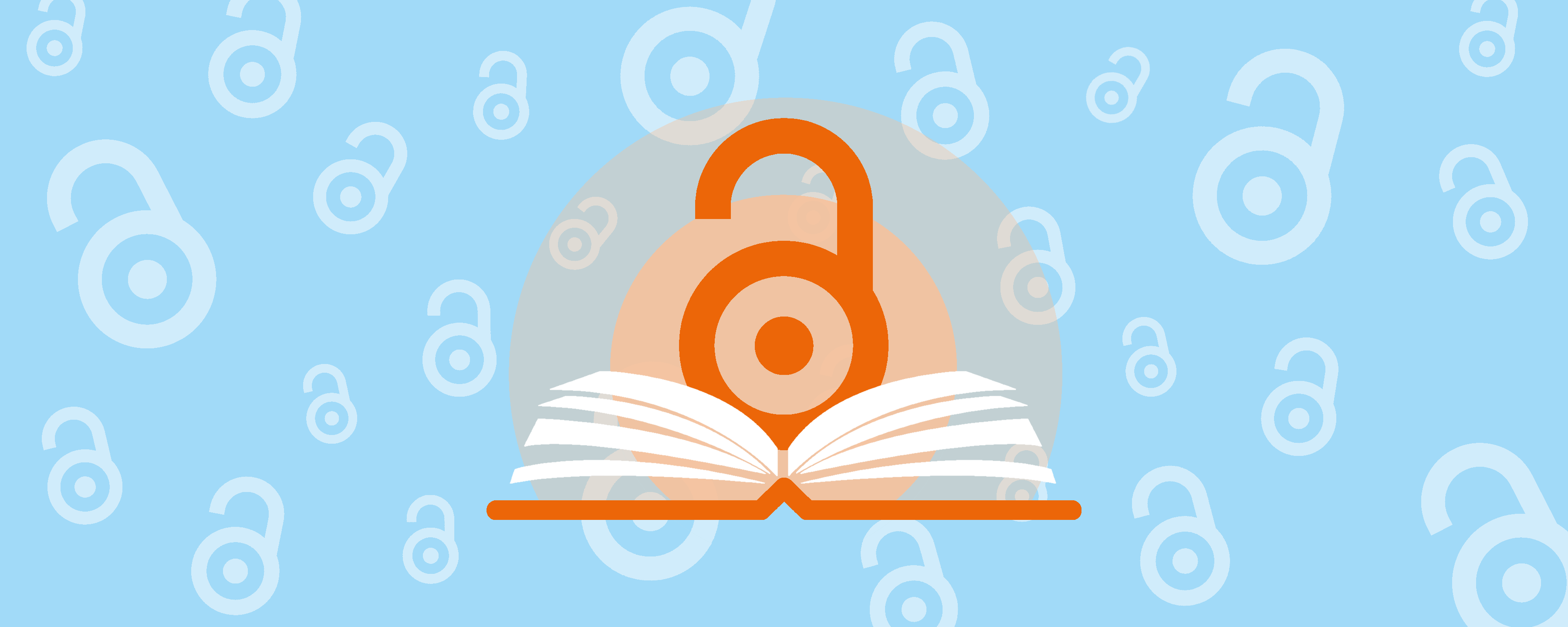 Ein aufgeklapptes Buch mit geöffneten Schloss zeigen das Grundprinzip von Open Access