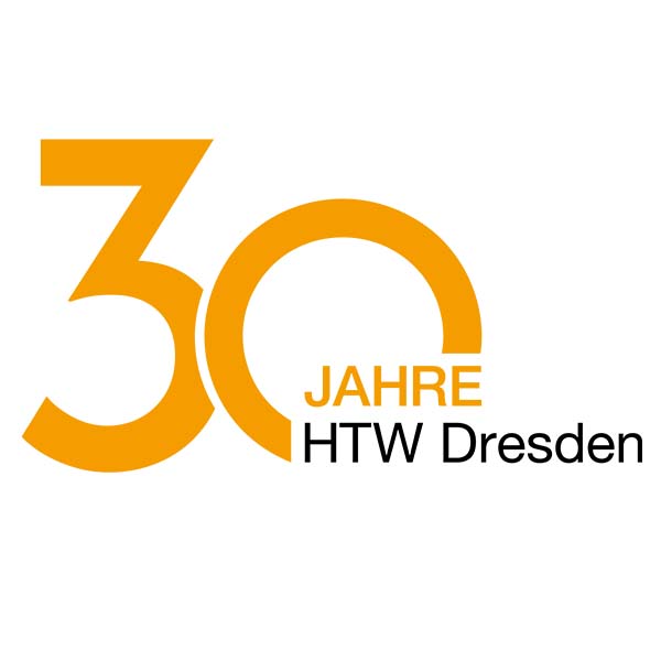 Das Signet zum 30-jährigen Jubiläum der HTW Dresden