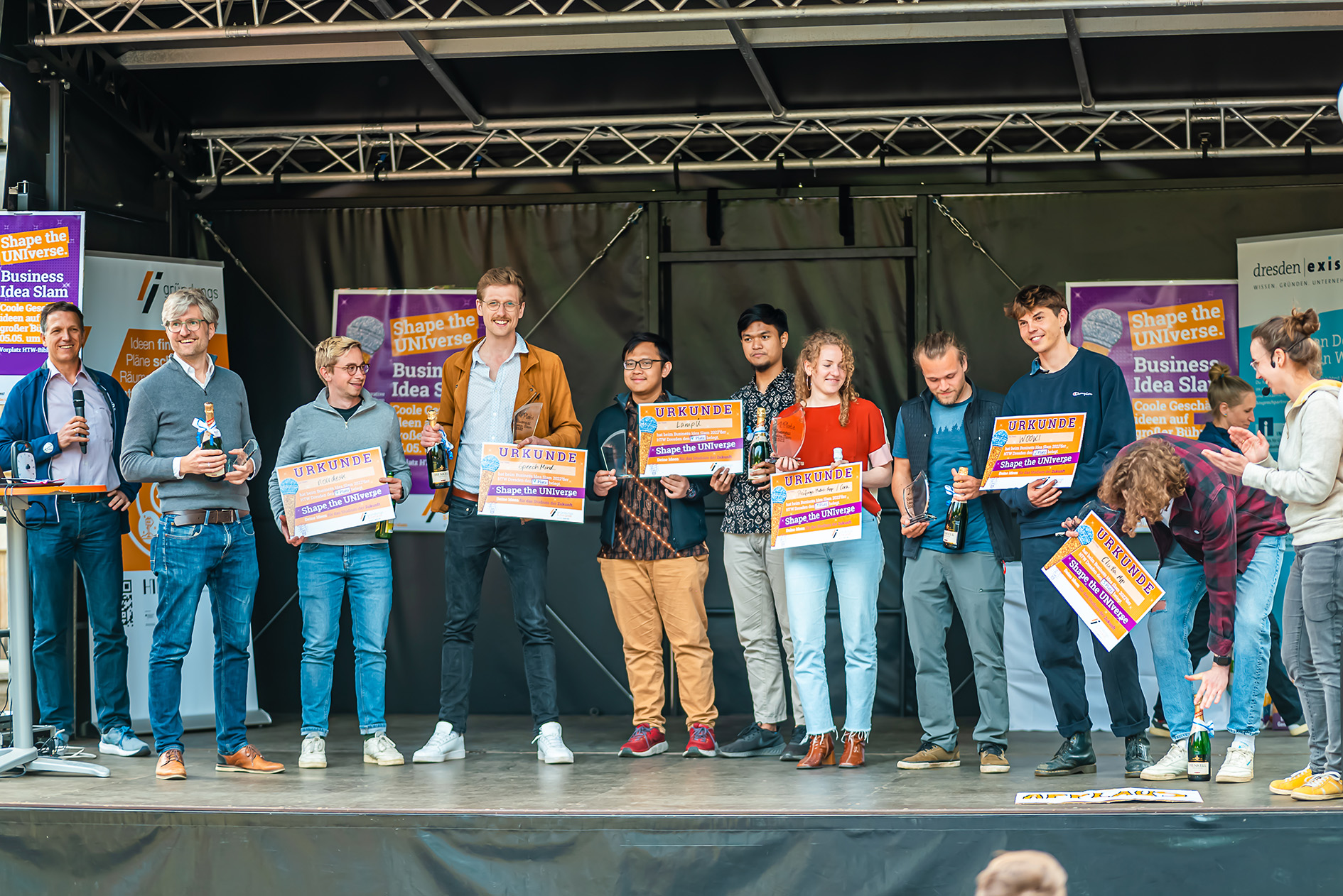 Siegerehrung Business Idea Slam