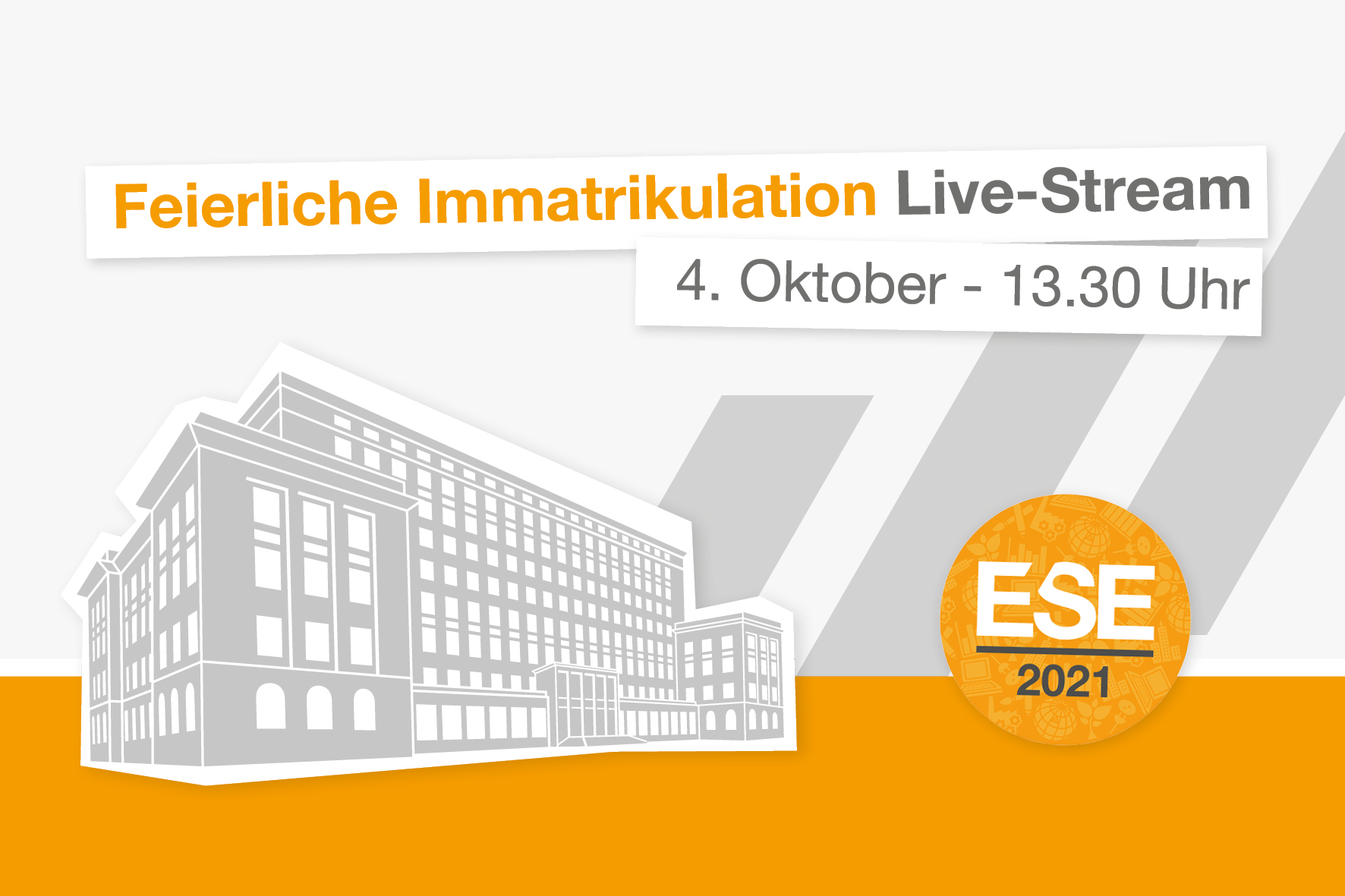 Grafik Feierliche Immatrikulation