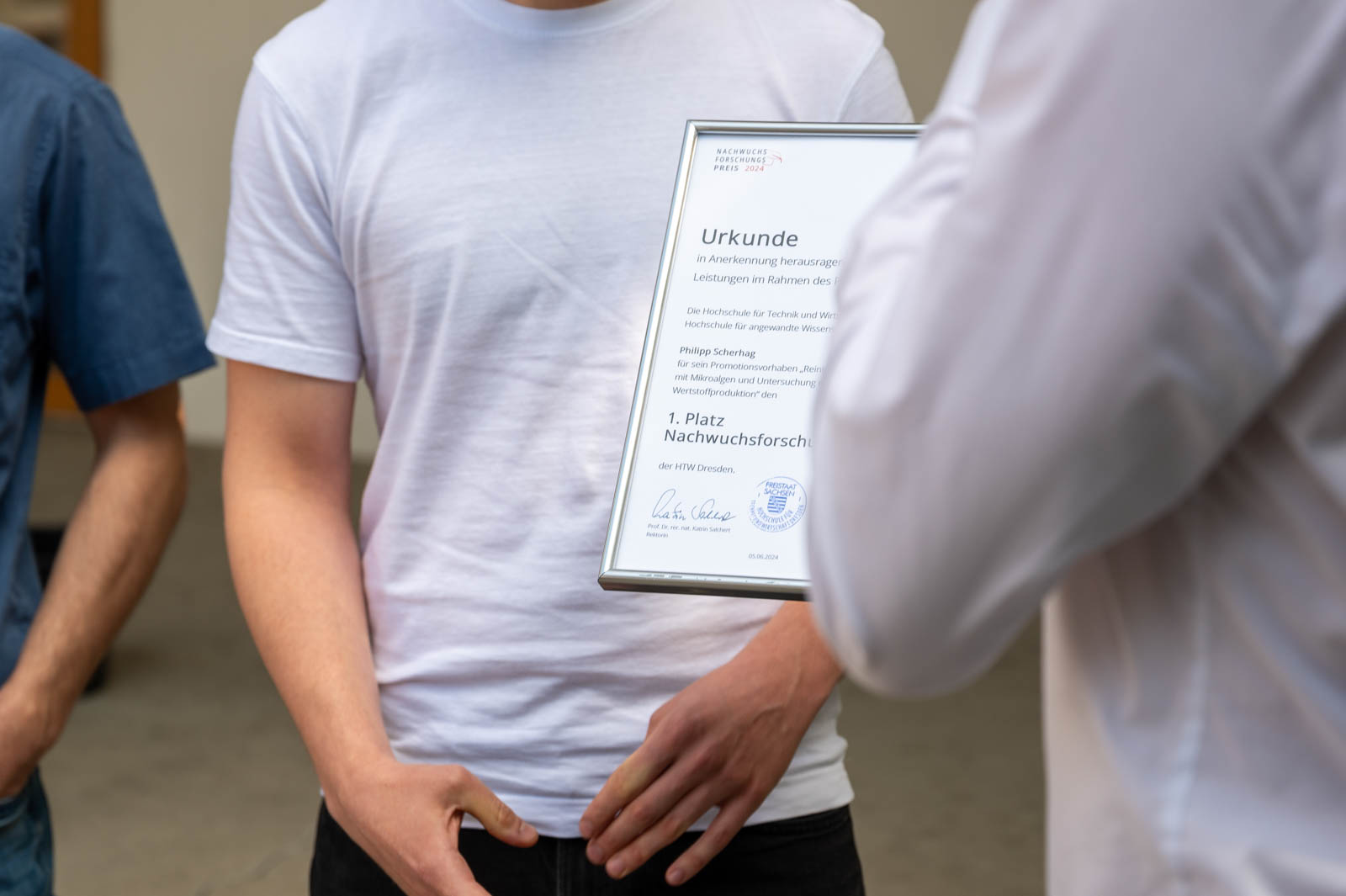 Urkunde Nachwuchsforschungspreis