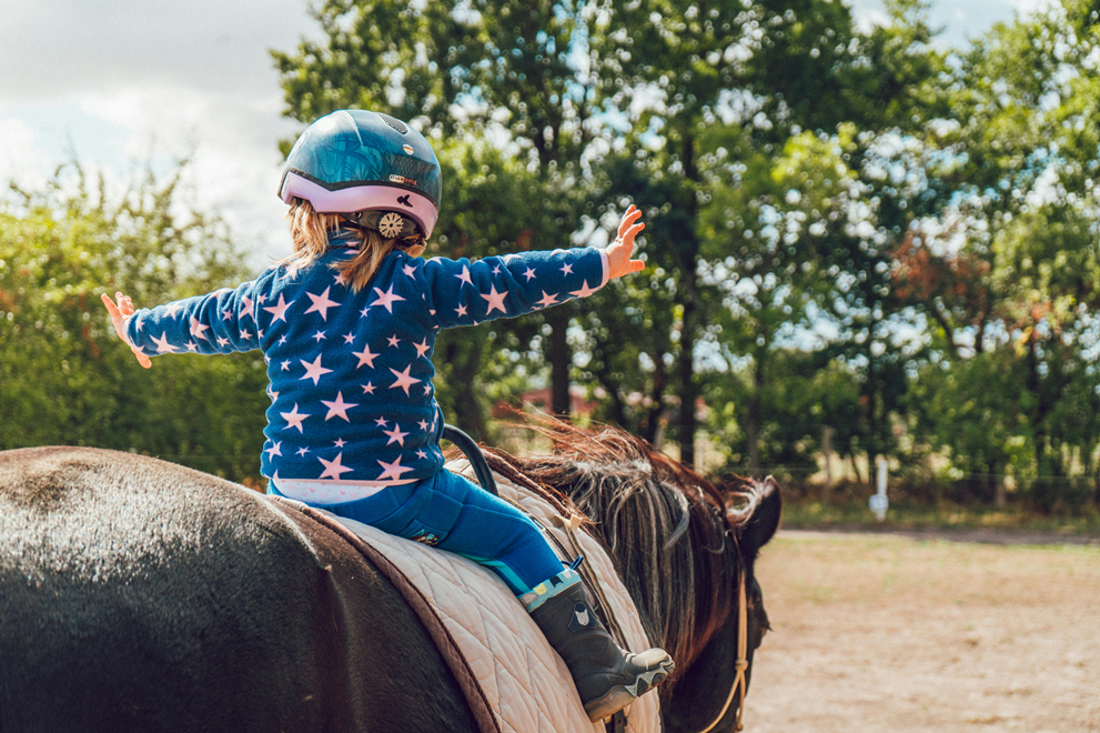 Kind auf Pony