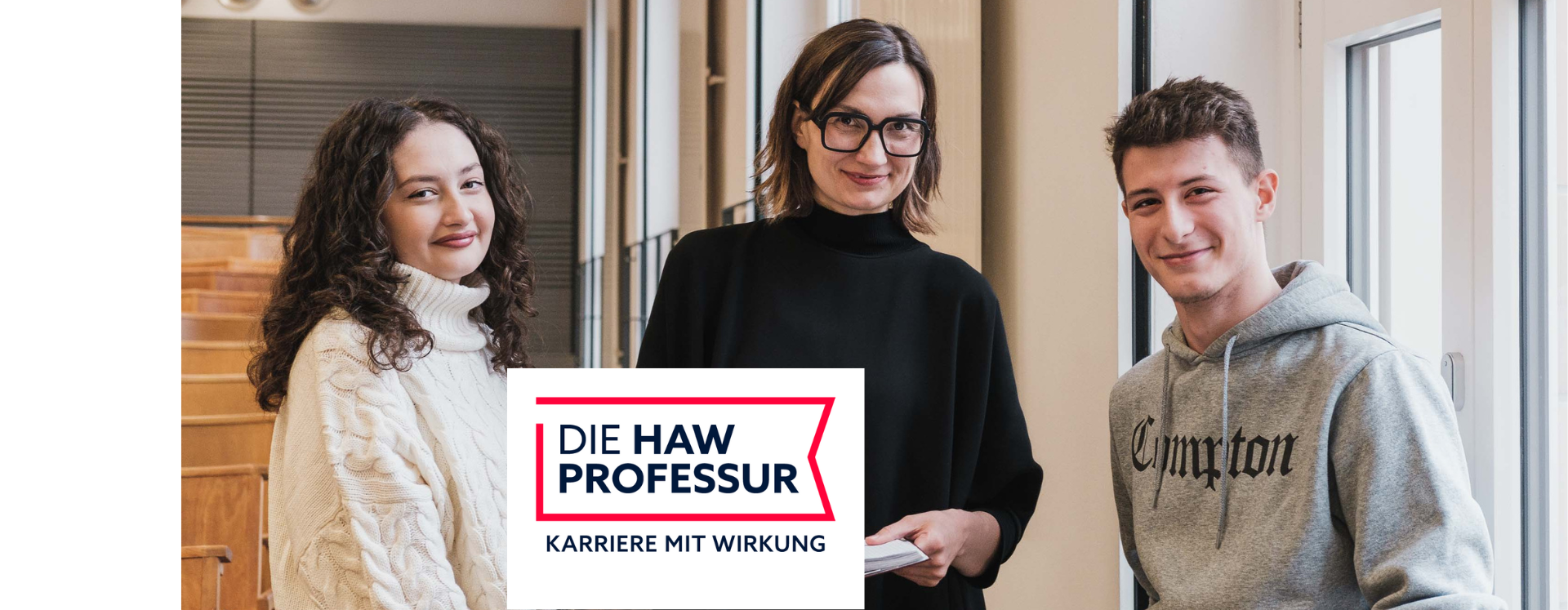 [Translate to English:] HAW-Professorin und HAW-Professor im Austausch