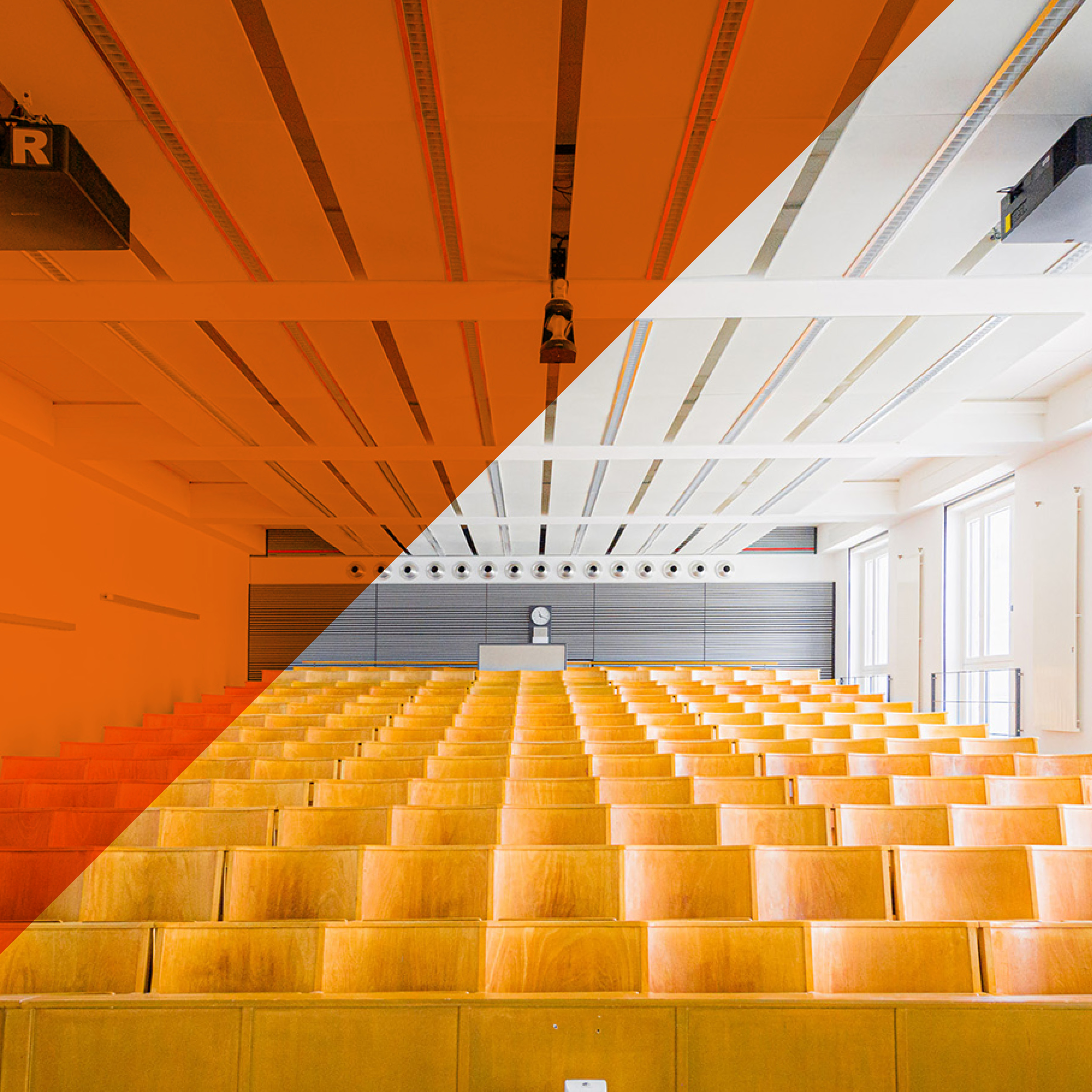 Einblick in einen Hörsaal der HTWD