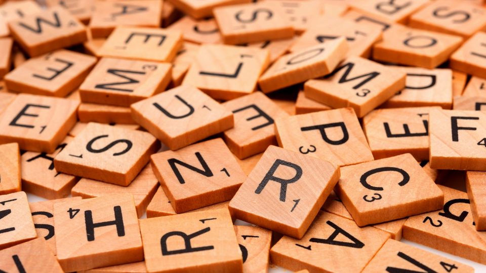 Scrabble Bausteine