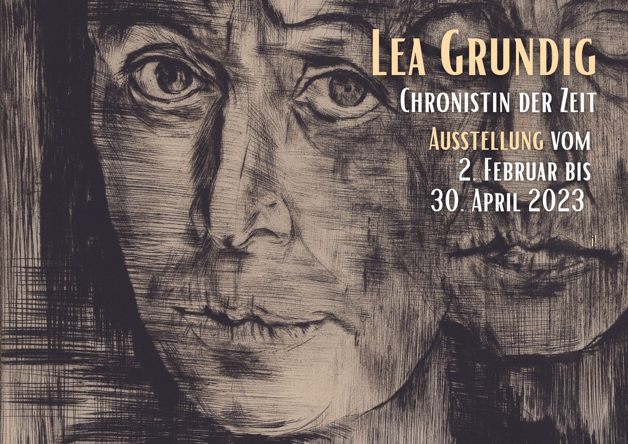 Ausstellungsplakat Lea Grundig