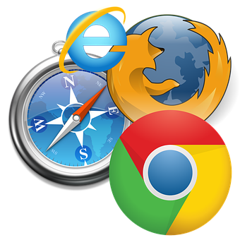 Symbole von Webbrowsern