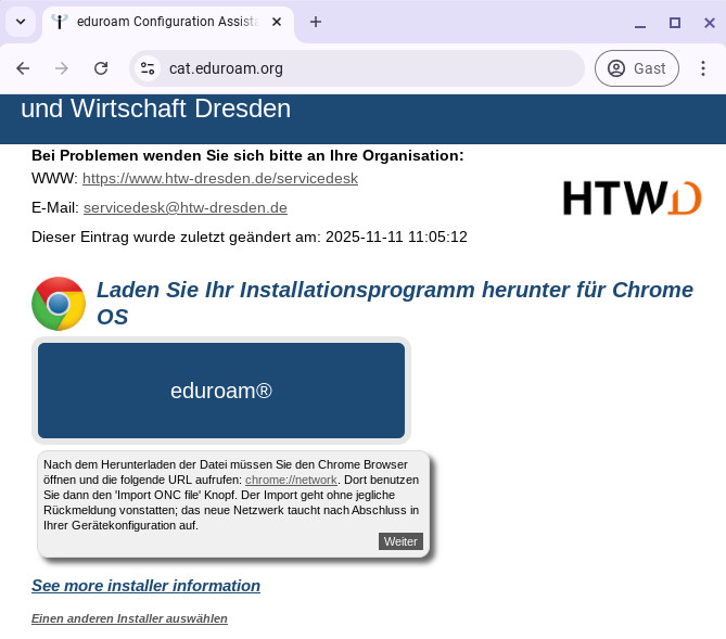 Download des Installers