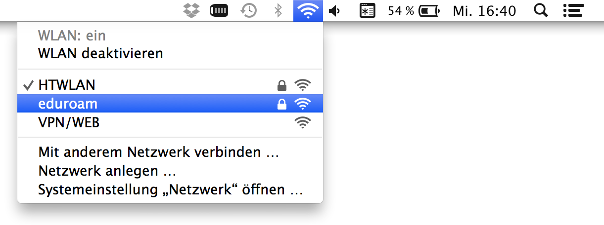[Translate to English:] Screenshot verbinden