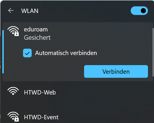Automatisch verbinden