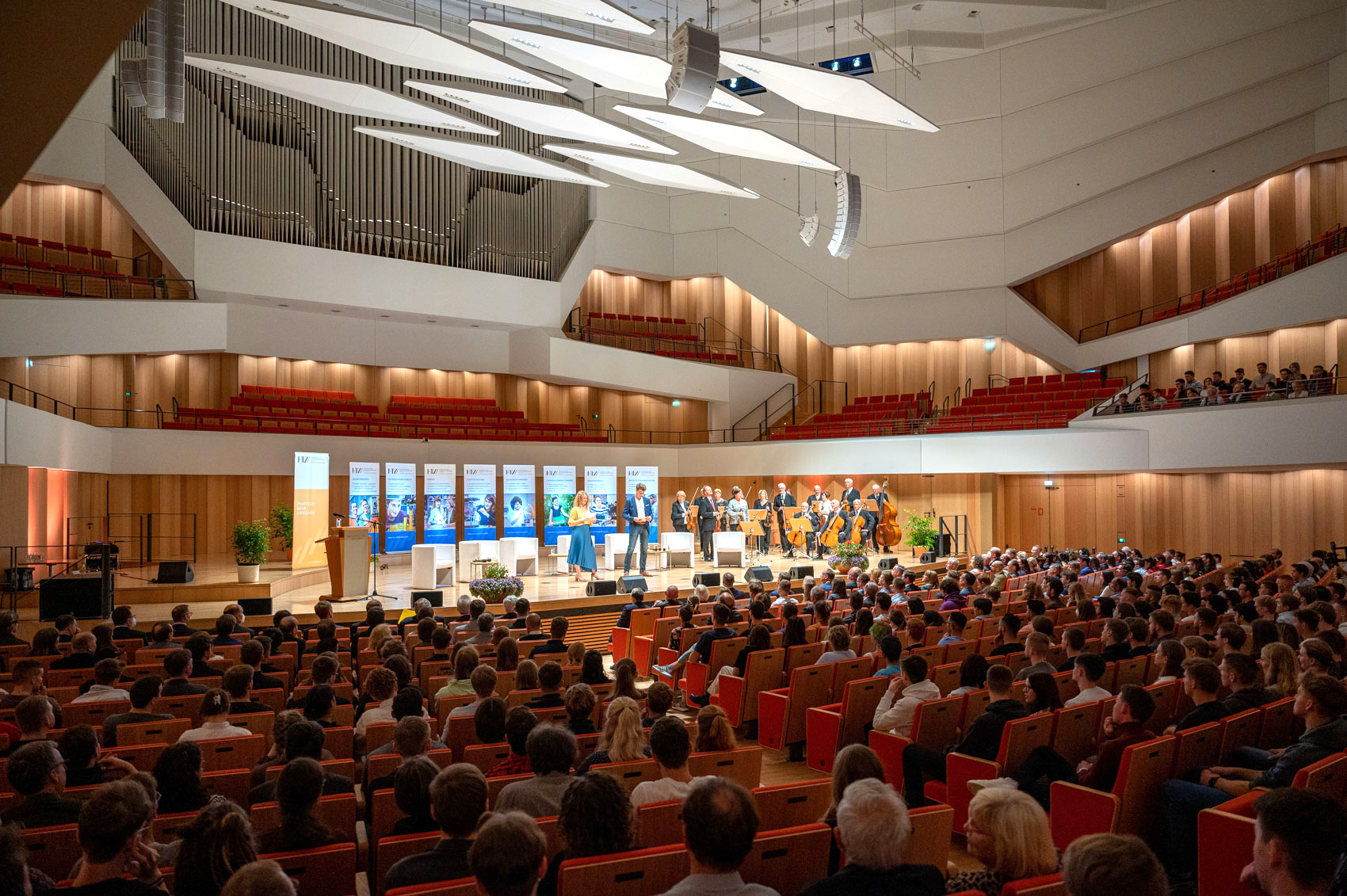 Blick in den Kulturpalast