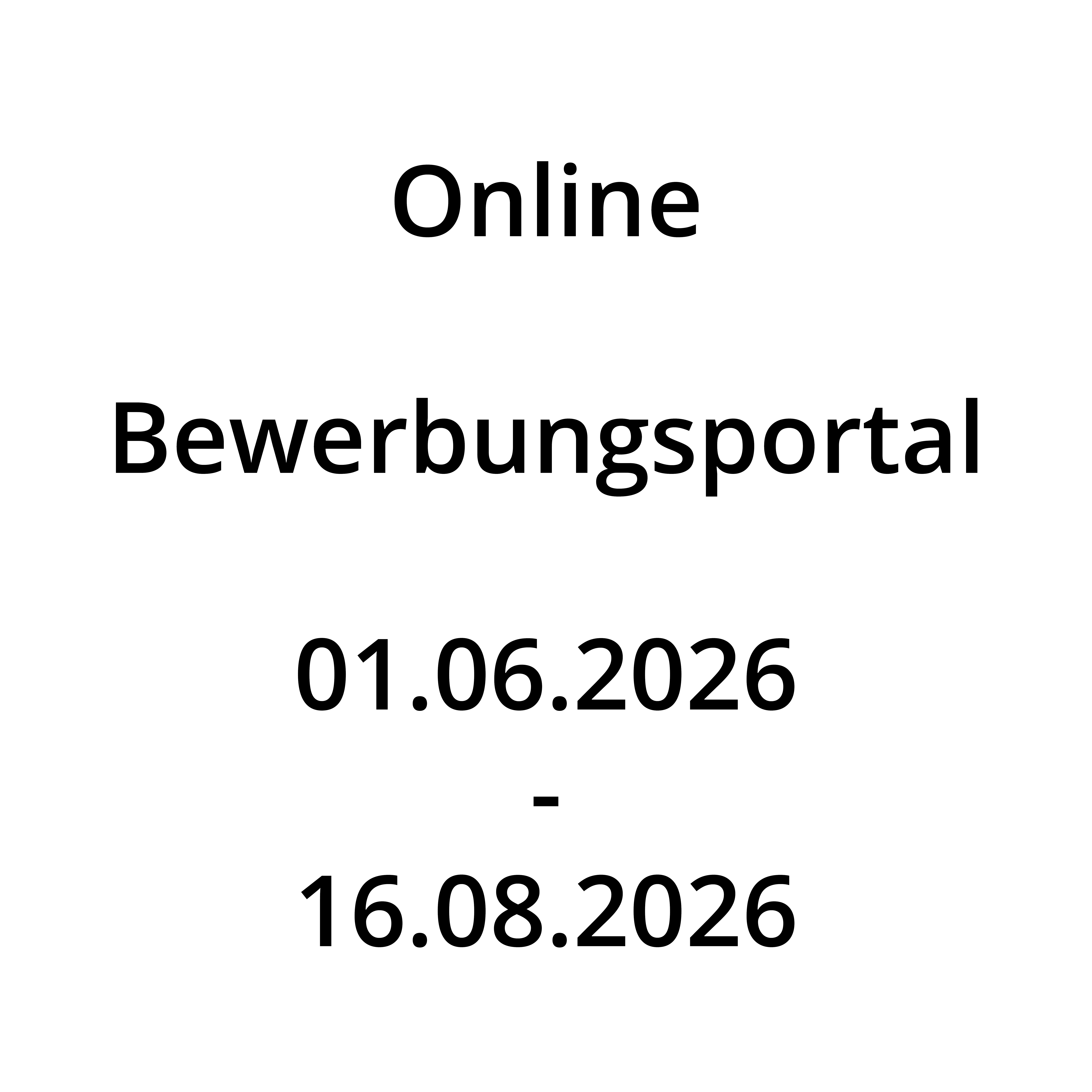 Zum Bewerberportal
