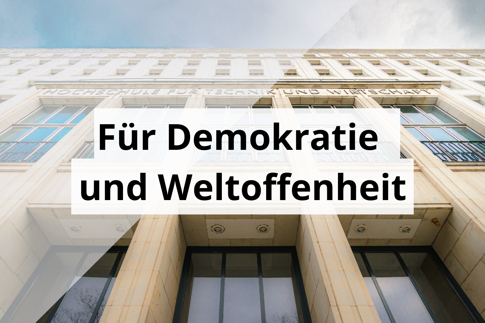 Newsbild "Für Demokratie und Weltoffenheit"