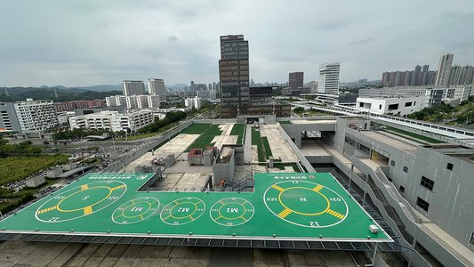 Drohnenlandeplätze zur autonomen Belieferung der Universitätsgebäude 