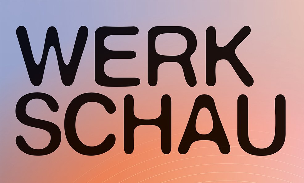 Ankündigungsplakat der Sommerwerkschau