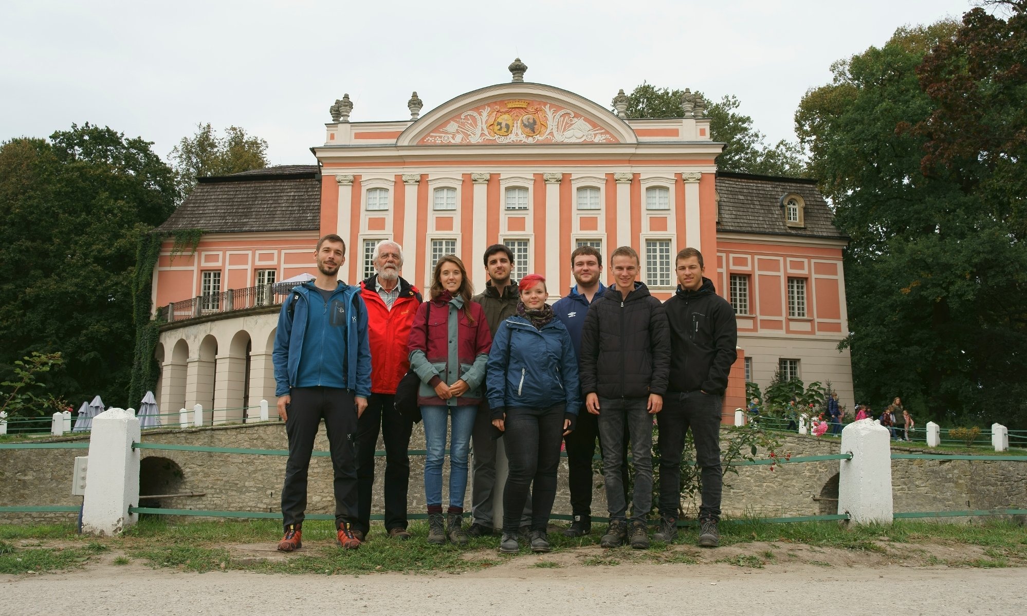 Abbildung Teilgruppe vom Polen-Projekt in Kurozwęki