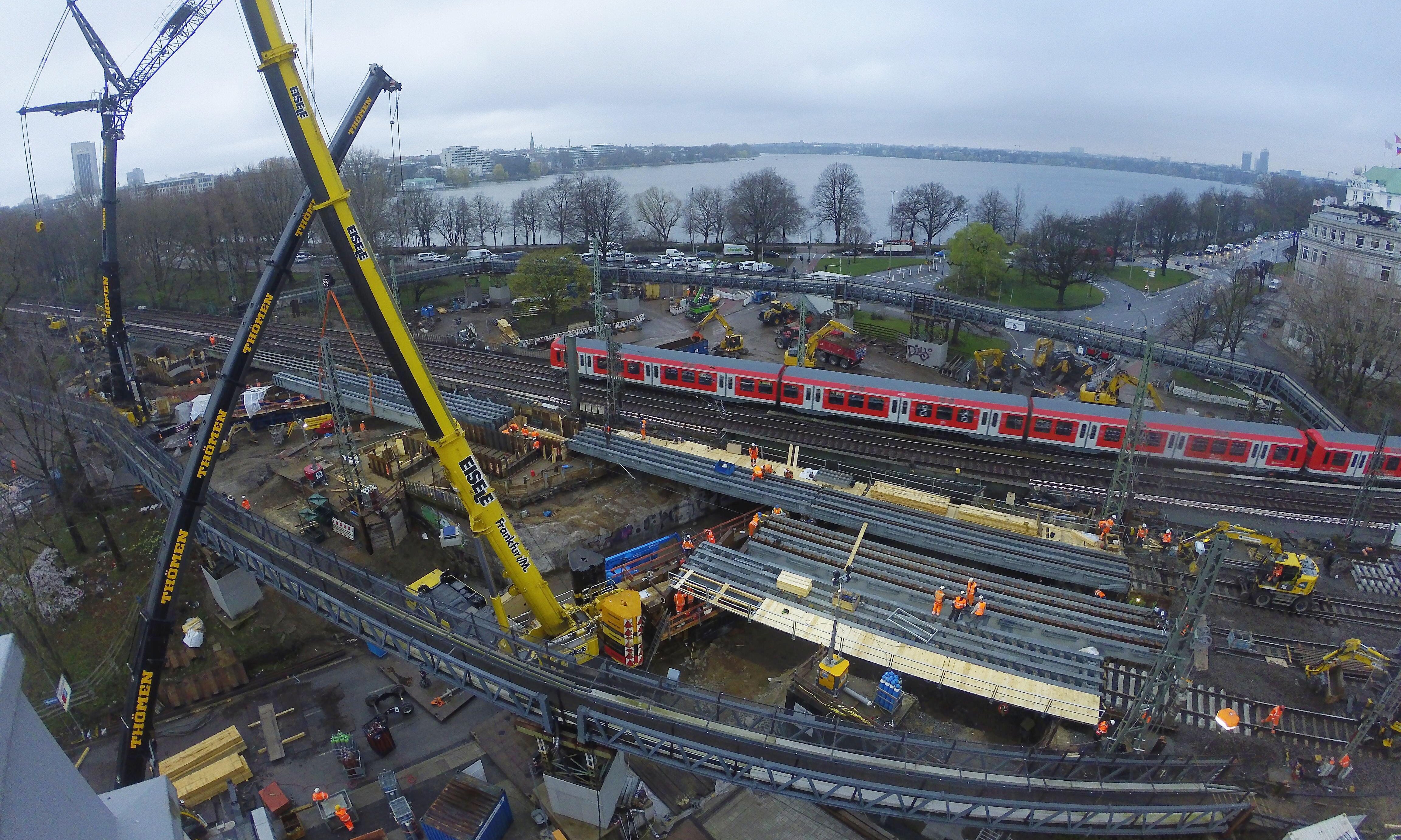 Sonderkonstruktionen im BV Hamburg EÜ Ferdinandstor und EÜ An der Alster