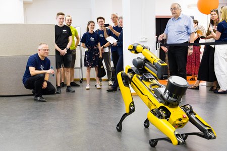 Rundgang mit Roboterhund